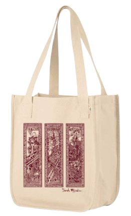 Fumbling Towards Ecstasy Tour ‘Triptych’ Canvas Tote Bag